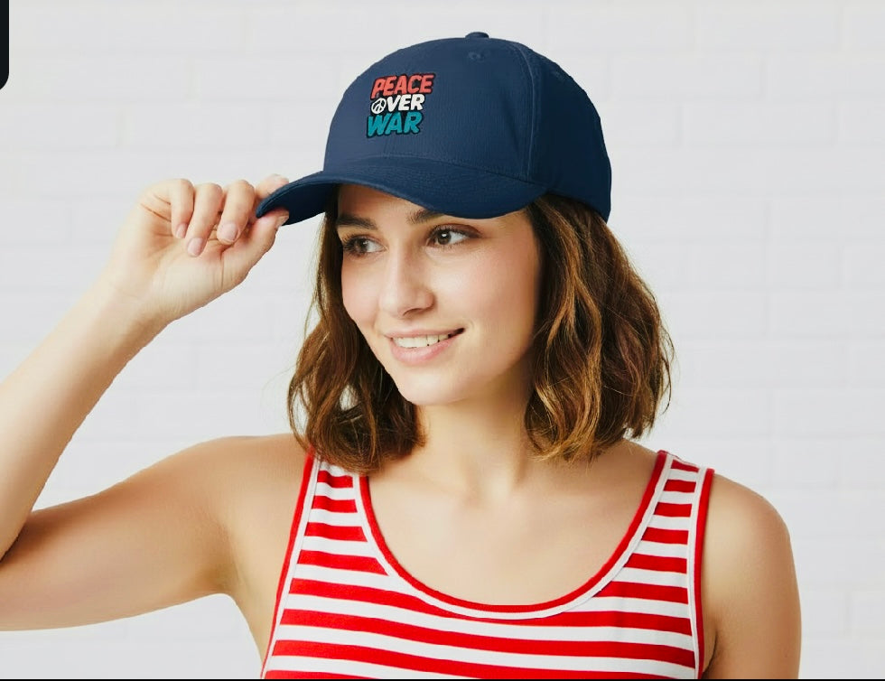 Peace over war hat