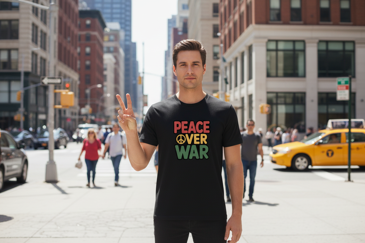 One love Peace over war
